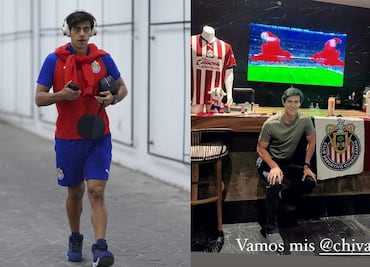 José Juan Macías apoyó a la distancia a Chivas pese a estar borrado por Fernando Gago