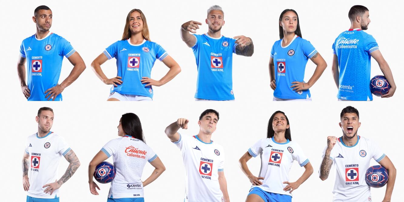 Cruz Azul presenta sus nuevas playeras - Foto: Especial
