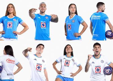 Cruz Azul y Pirma presentan los nuevos uniformes del Apertura 2024