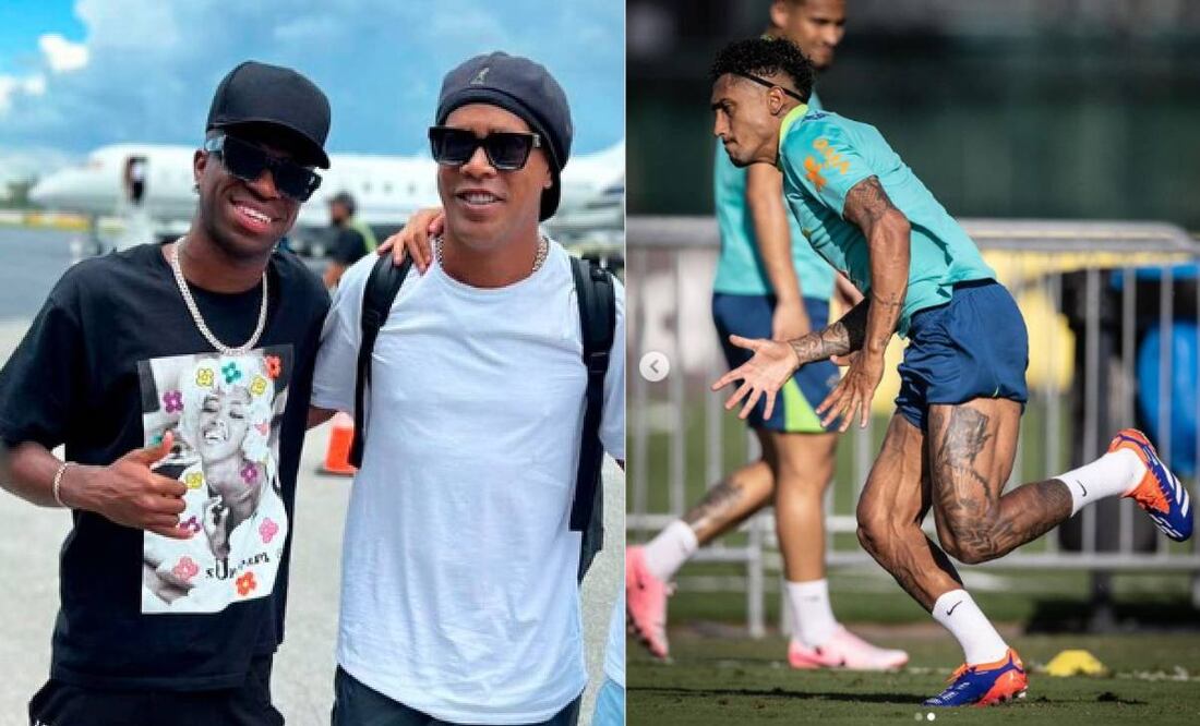 Raphinha cargó contra Ronaldinho luego de asegurar que no apoyara a Brasil en Copa América. Foto: Especial