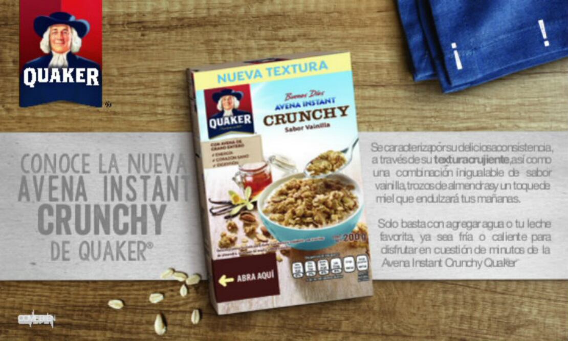 Imagen cortesía Quaker