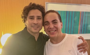 Memo Ochoa junto a Cristian Castro / Foto: Captura de Pantalla de Instagram (@yosoy8a)