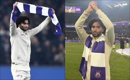 Chino Huerta fue recibido como estrella en el Estadio del Anderlecht: 'Bienvenido a tu nueva casa'