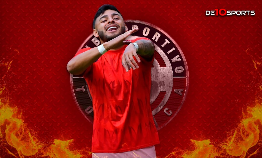 Alexis Vega se convirtió en el nuevo fichaje de Toluca para el Clausura 2024. Foto: Especial