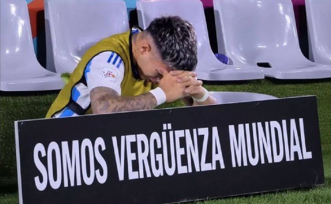Los argentinos están furiosos con sus jugadores tras ser eliminados por México en el Mundial Sub-17. Foto: Especial