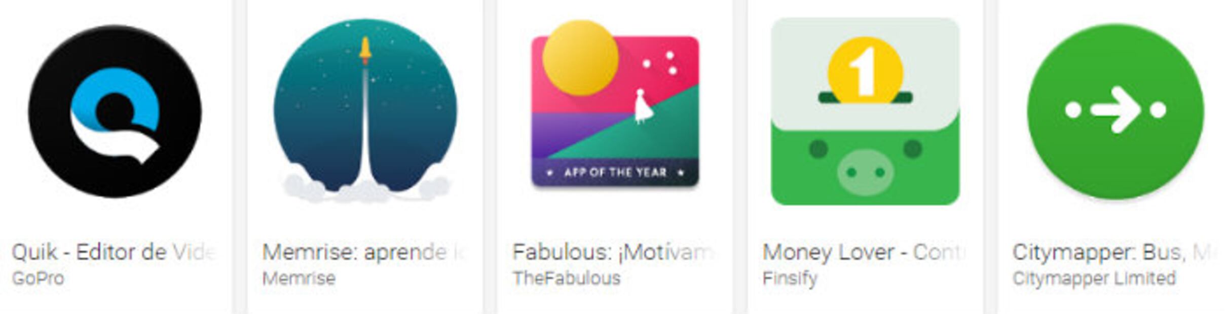 Google Play Awards 2017: Las aplicaciones nominadas son...
