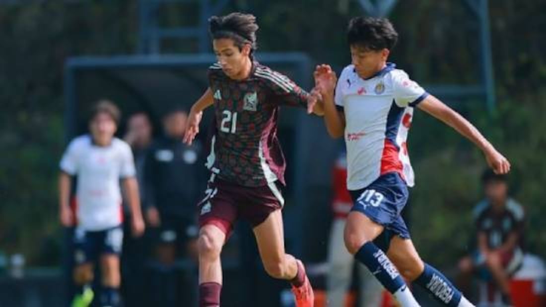 Lucca Vuoso se perfila para ser el delantero titular de México en el mundial Sub-17. Foto: luccajoel