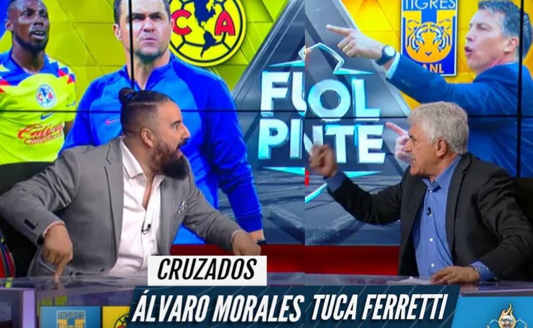 Álvaro Morales y Ricardo Ferretti protagonizaron un nuevo pleito en vivo. Foto: Especial