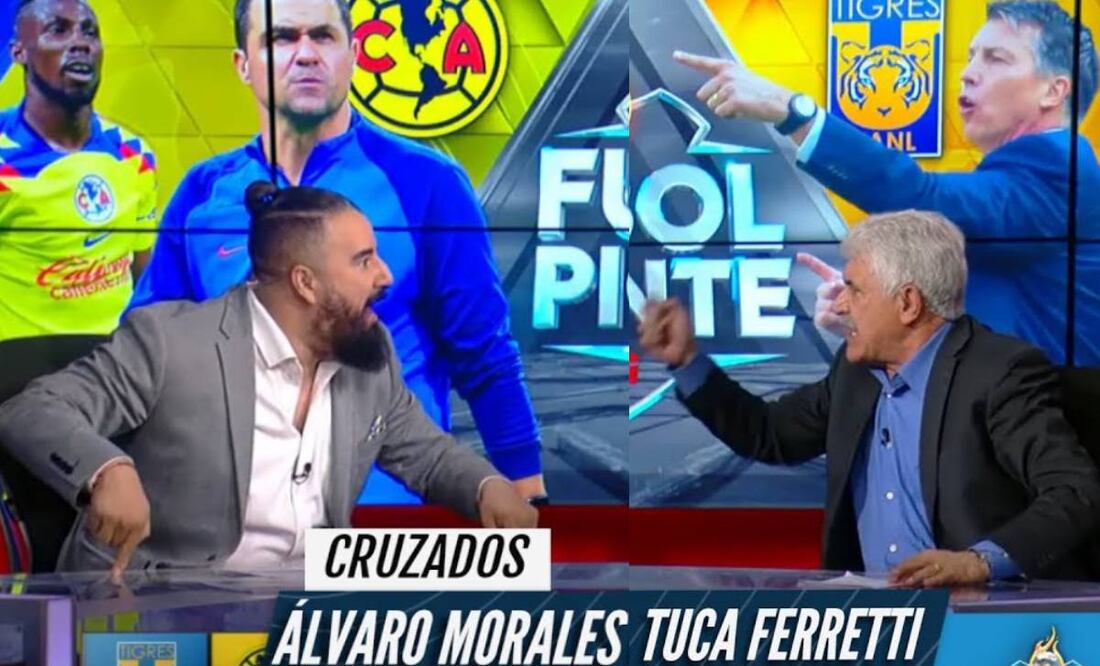 Álvaro Morales y Ricardo Ferretti protagonizaron un nuevo pleito en vivo. Foto: Especial