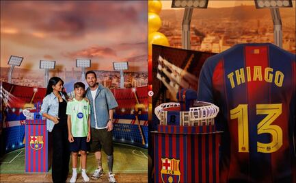 Thiago Messi festejó su cumpleaños con temática del FC Barcelona; ¿Seguirá los pasos de su padre?