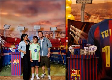 Thiago Messi festejó su cumpleaños con temática del FC Barcelona; ¿Seguirá los pasos de su padre?