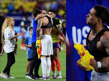 Darwin Núñez lanzó una silla a aficionados cafetaleros durante la bronca de Copa América
