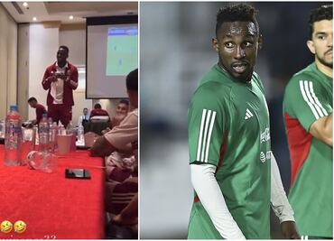 VIDEO: Selección Mexicana le aplica la 'novatada' a Julián Quiñones