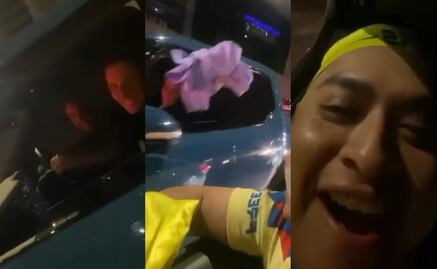 VIDEO: Emilio Azcárraga le regala sudadera a aficionado de América en pleno Periférico