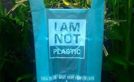 ¡Bolsa comestible! Sí, para que dejemos de contaminar