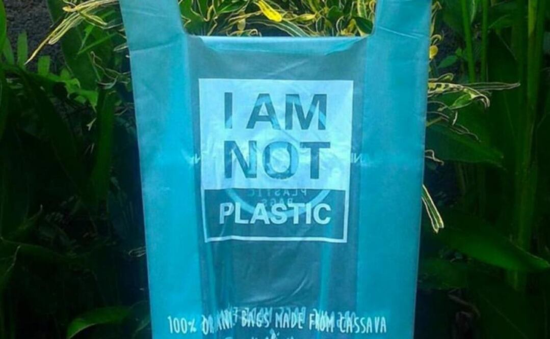 ¡Bolsa comestible! Sí, para que dejemos de contaminar