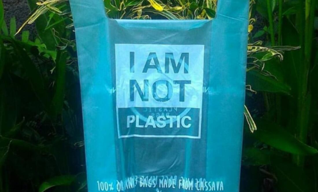 ¡Bolsa comestible! Sí, para que dejemos de contaminar