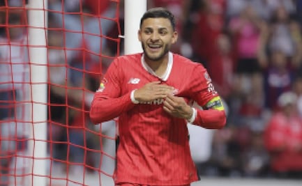 ¡Diablura de Alexis Vega! Su triplete colaboró en la goleada del Toluca al Necaxa