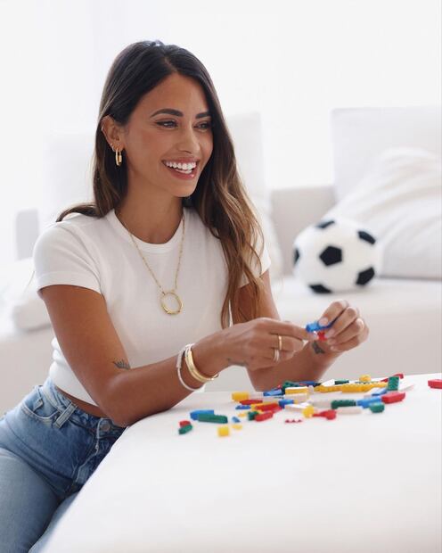 Antonella Roccuzzo se anticipó a la navidad. Fuente: Instagram @antonelaroccuzzo