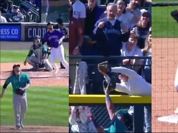 Aficionado echa a perder 'walk-off' de los Rockies en su juego ante los Mariners