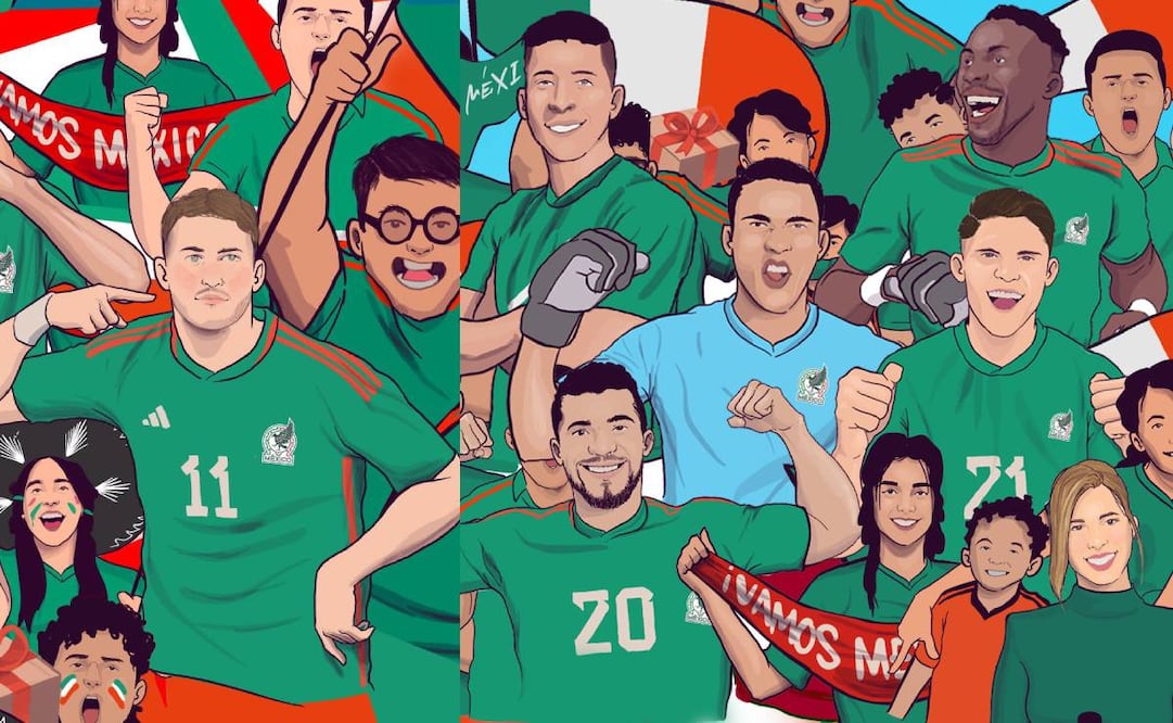 Con un mural fueron presentados los convocados para los partidos ante Honduras. Foto: Imago7