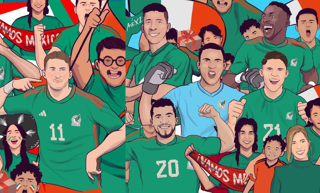 Con un mural fueron presentados los convocados para los partidos ante Honduras. Foto: Imago7