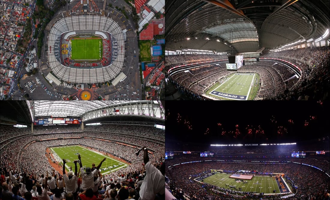 ¿Cuál es el estadio con mayor capacidad de lo que recibirán el Mundial 2026? FOTOS: ESPECIALES