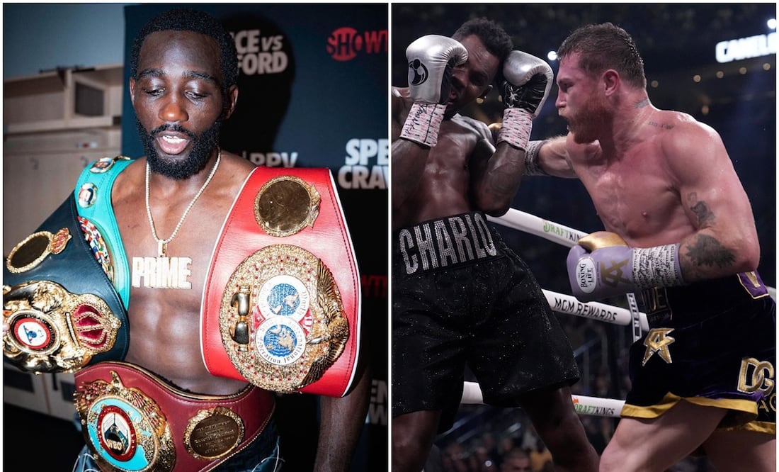 Terence Crawford aseguró que una pelea con el Canelo Álvarez sería buena - IG: @tbudcrawford / AFP