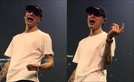 Peso Pluma se engancha con aficionado de Chivas en pleno concierto: “Me la pe…”