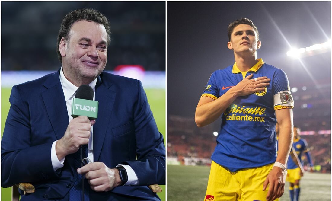 David Faitelson con TUDN e Israel Reyes con América / FOTOS: Imago7