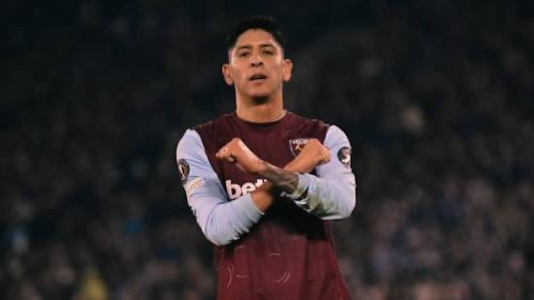 Edson Álvarez no pudo brillar en el West Ham de la Premier League. Foto: edsonnalvarez