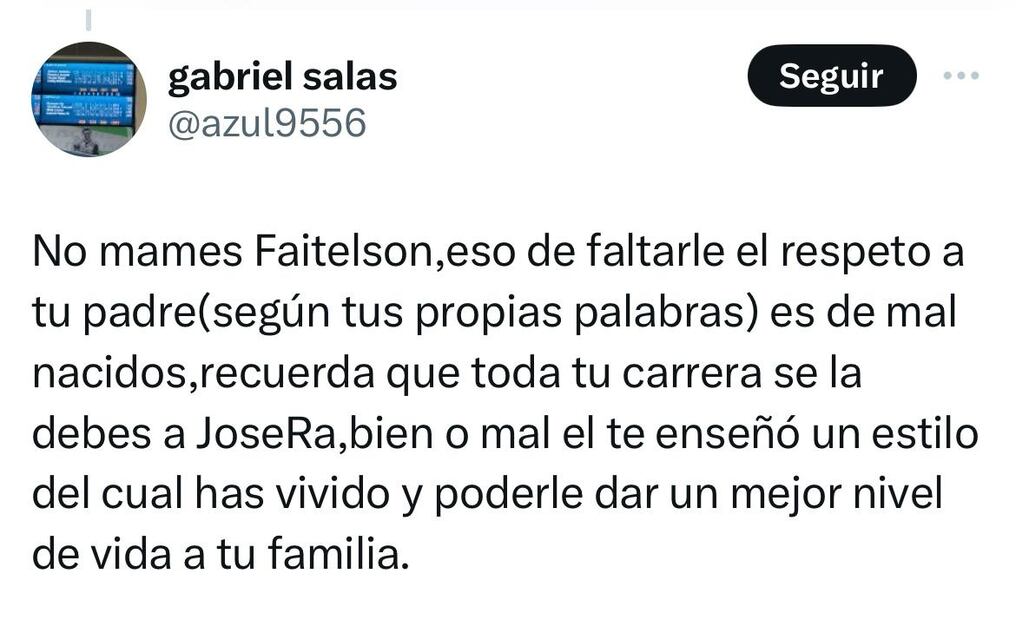 Tweets Faitelson