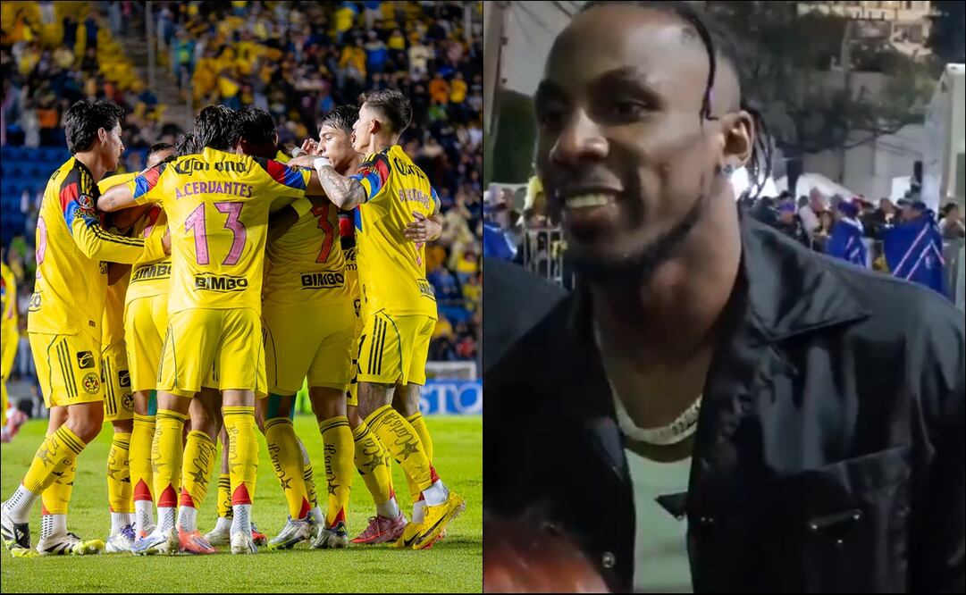 Julián Quiñones 'reportó' con el América para el partido ante Santos. FOTO: Imago7 / Captura