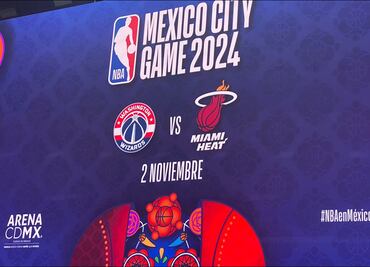 Miami Heat enfrentará a Washington Wizards el próximo 2 de noviembre en la Arena CDMX