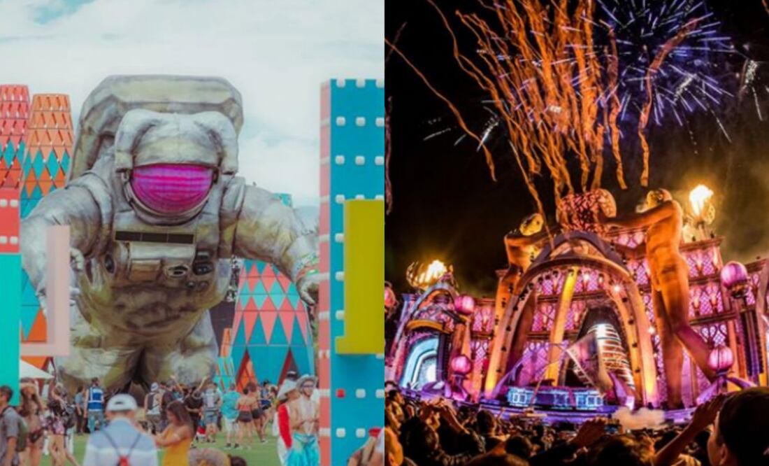 Fotos de IG: @coachella y @edc_mexico