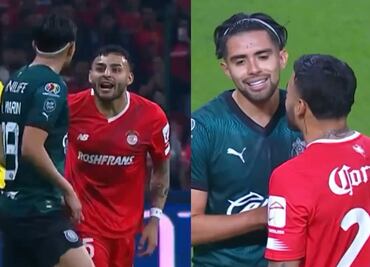 Alexis Vega y su show durante el Toluca-Chivas, peleó con excompañeros, árbitros y casi sale expulsado
