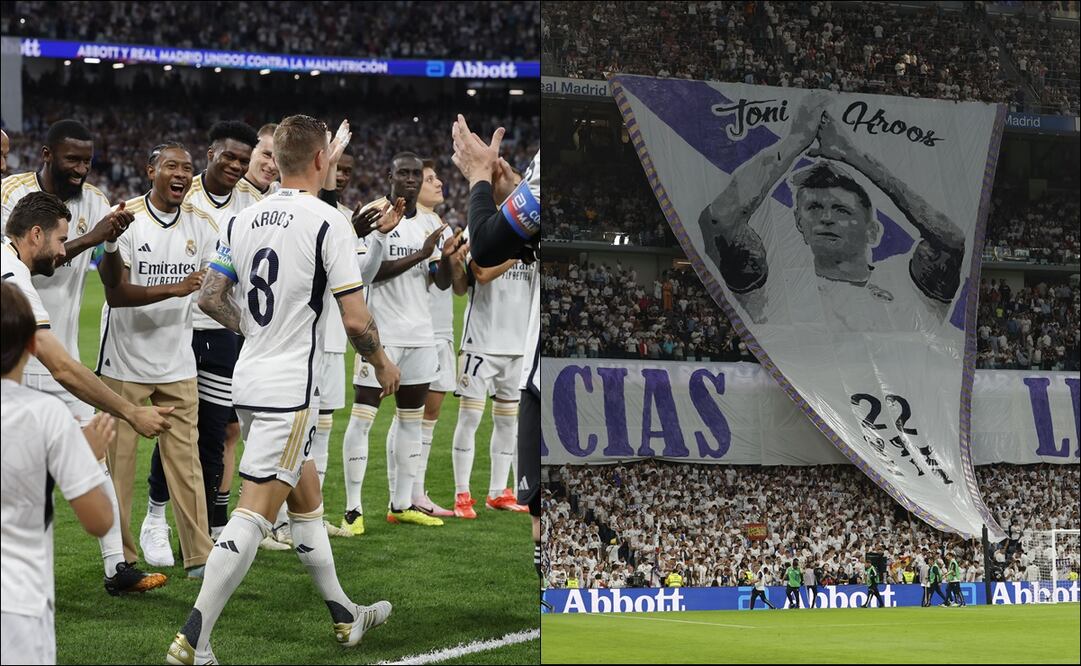 Toni Kroos recibió un homenaje especial por el Real Madrid / Foto: Especiales