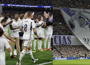 Real Madrid despidió a Toni Kroos con pasillo y ovación en el Santiago Bernabéu