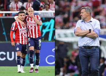 Óscar García golpeó a uno de sus jugadores en pleno partido de las Chivas ¿Se vendrá una sanción?
