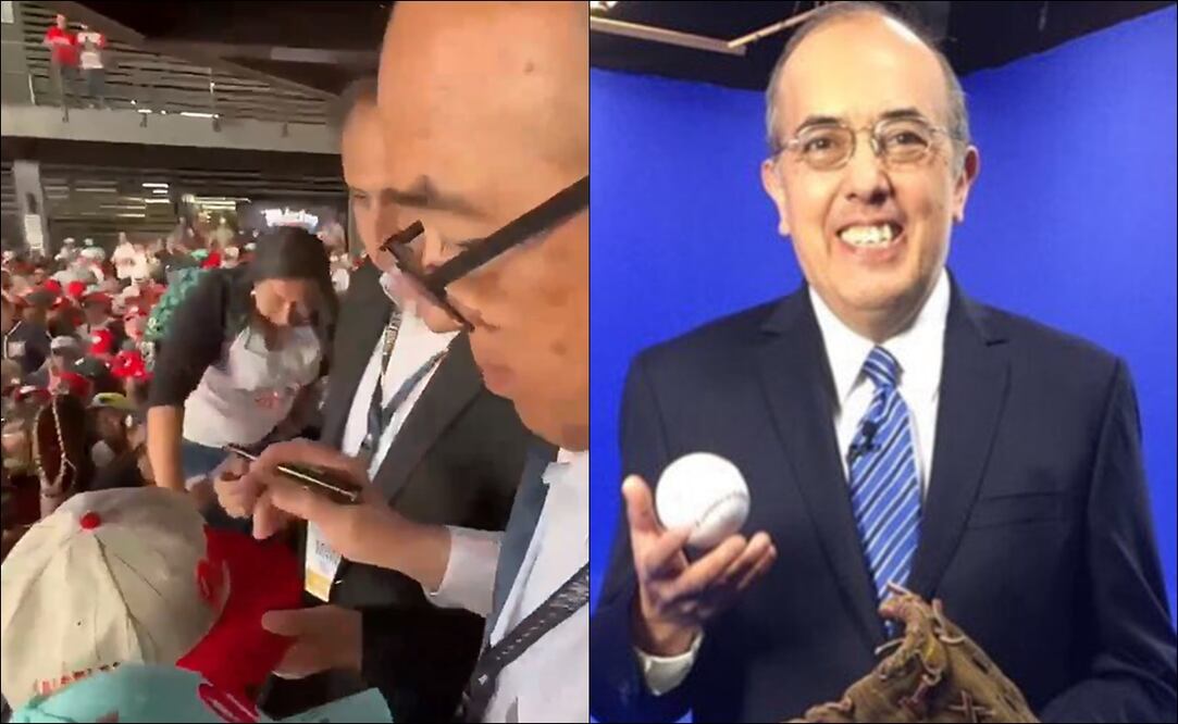 Pepe Segarra firma autógrafos en el Estadio Alfredo Harp Helú. FOTOS: Especiales