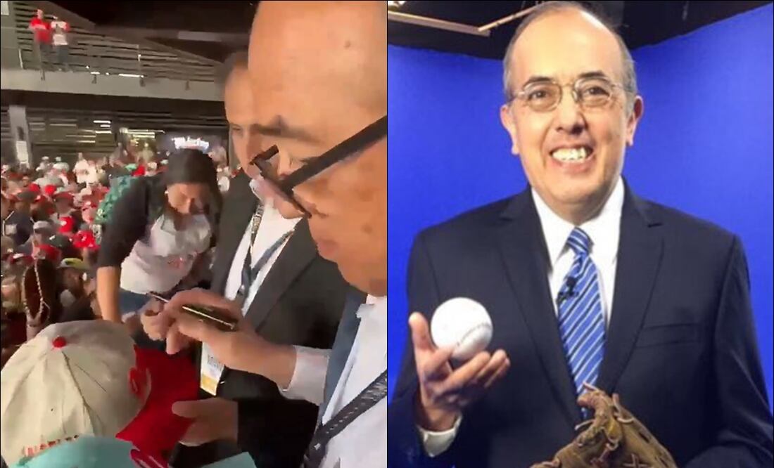 Pepe Segarra firma autógrafos en el Estadio Alfredo Harp Helú. FOTOS: Especiales