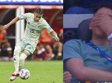Así reaccionó Edson Álvarez al ver que Uriel Antuna mandó un pésimo centro en el México vs Venezuela