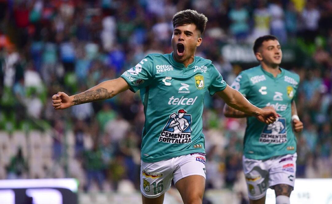 Alan Medica puso el segundo gol del León ante el Puebla. Foto: Imago7