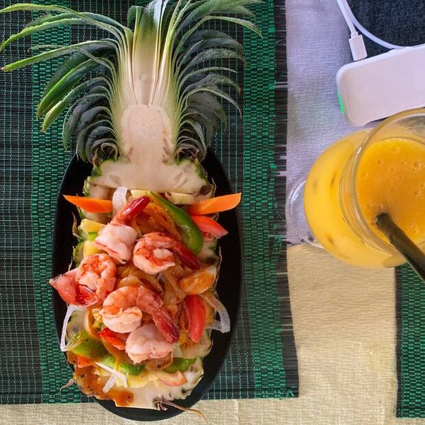 Semana Santa 2022: Receta para preparar piña rellena de mariscos