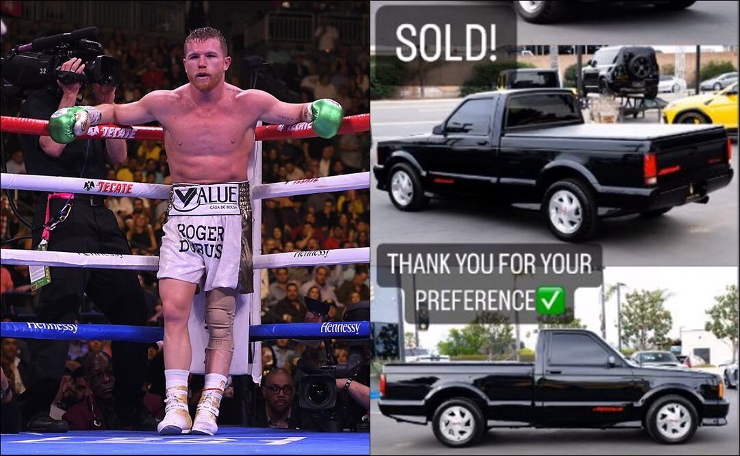 Canelo Álvarez y su camioneta nueva. FOTOS: Imago7 / Especial