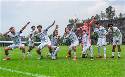 ¡Encienden el Clásico Capitalino! Pumas Sub 18 venció al América y celebran al estilo del 'Cuau'