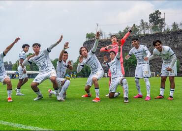 ¡Encienden el Clásico Capitalino! Pumas Sub 18 venció al América y celebran al estilo del 'Cuau'