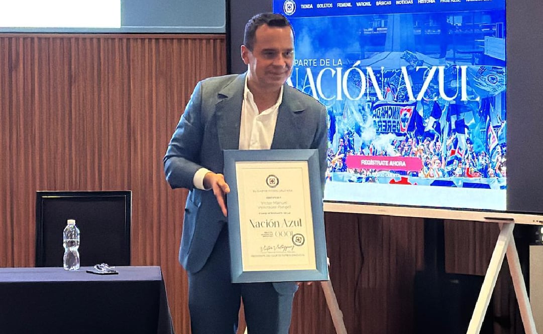 Víctor Velázquez habló sobre el proyecto de estadio / Foto: Edgar Enríquez - EL UNIVERSAL