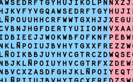 Sólo una mente muy ágil puede encontrar la palabra NUBE en solo 5 segundos