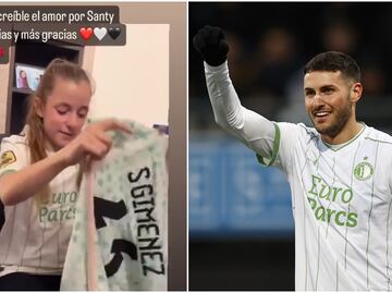 El amor por Santi Giménez en Países Bajos es inmenso... ¡Niña se emociona por una playera de México!